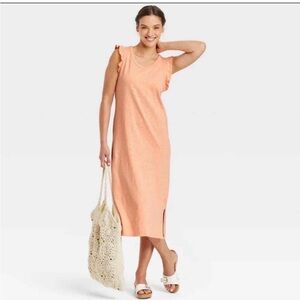 Universal Thread Peach Sleeveless Dress